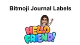 Bitmoji Journal Labels Bilingual