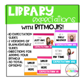 Bitmoji Library Expectations Posters