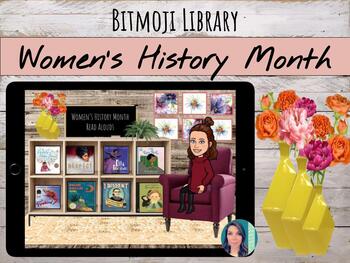 Preview of Bitmoji Library | Women's History Month (March)