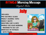 Bitmoji Morning Message Digital Year Bundle