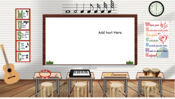 Preview of Bitmoji Music Classroom