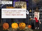Bitmoji Music Classroom for Virtual Learning . Halloween