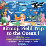 Bitmoji Trip to Undersea - Interactive Digital Cards- Sigh