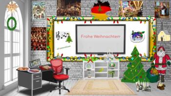 Preview of Bitmoji Virtual Classroom Christmas  Around the World-Germany