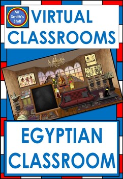 Preview of Bitmoji Virtual Classroom - EGYPT - Powerpoint