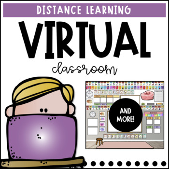 Preview of Bitmoji Virtual Classroom | Editable