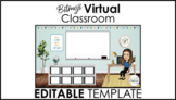 Bitmoji Virtual Classroom Editable Template Distance Learning