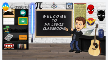Preview of Bitmoji Virtual Classroom (For Ideas!)