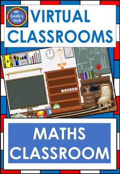 Preview of Bitmoji Virtual Classroom - Maths - Powerpoint