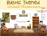 Bitmoji Virtual Classroom RUSTIC THEMED
