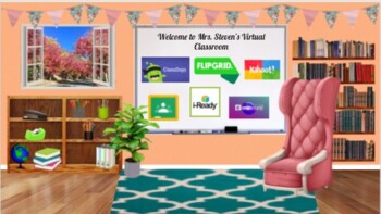 Bitmoji Virtual Classroom Template by The Virtual Teacher | TpT