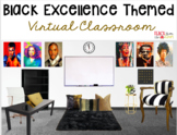 Bitmoji Virtual Classroom Template BLACK EXCELLENCE THEME