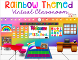 Bitmoji Virtual Classroom Template PRESCHOOL RAINBOW THEME