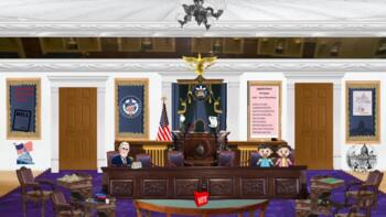 Preview of The Legislative Branch Virtual Classroom Template