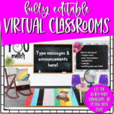 Bitmoji Virtual Classroom Templates | Virtual Classroom Backgrounds | Editable