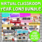 Bitmoji Virtual Classrooms ⭐BUNDLE⭐ Year Long Holidays | S