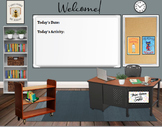 Bitmoji Virtual - Digital Classroom (Editable) 