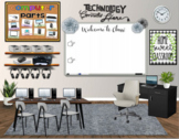 Bitmoji Virtual - Digital Classroom (Editable) Computer, T