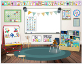 Bitmoji Virtual - Digital Classroom (Editable) (Elementary)