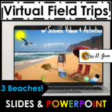 Beach Day Bitmoji Virtual Field Trips [EDITABLE] Distance Learning K-2 Bundle