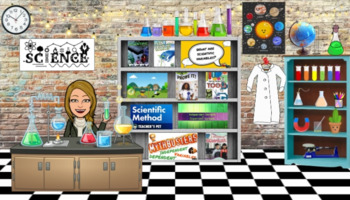Preview of Bitmoji Virtual Reading Room: Scientific Method & Variables 