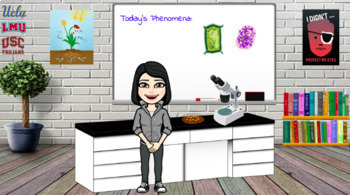 Preview of Bitmoji Virtual Science Classrooms: Customizable!