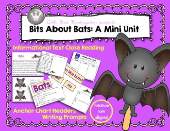 Preview of Bits About Bats: A Literacy Mini Unit!