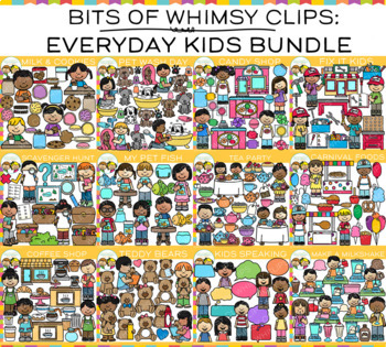 Preview of Everyday Kids Clip Art Bundle