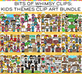 Kids in Search of Pirate Treasure Clip Art – Whimsy Clips