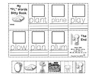Blends & Digraphs Worksheets | Literacy Centers Kindergarten 1st Grade