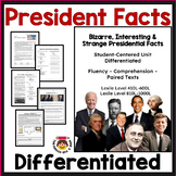 Bizarre Presidential Facts: Reading Comprehension, Fluency
