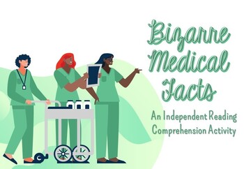Preview of Bizarre and Crazy Medical Fun Facts: A Reading Comprehension Activity