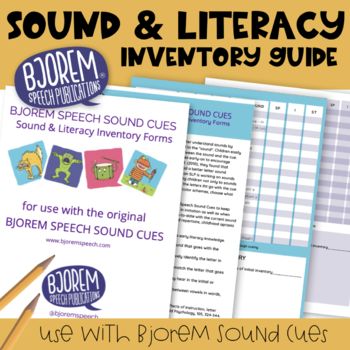 Preview of Bjorem Speech Sound Cues - Sound & Literacy Inventory Forms