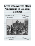 Black Americans in Colonial Virginia Activities Set