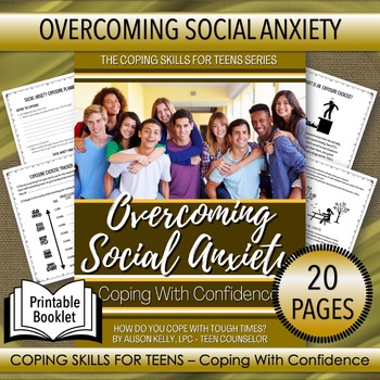 Preview of OVERCOMING SOCIAL ANXIETY - Coping With Confidence (20 pages)