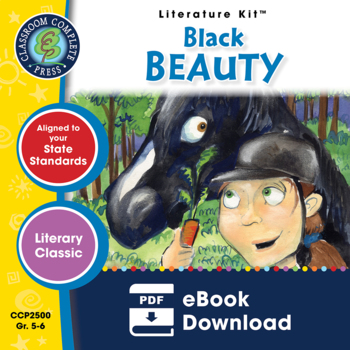 Preview of Black Beauty - Literature Kit Gr. 5-6