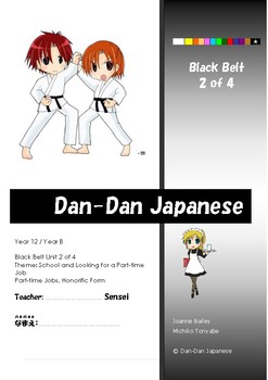 Preview of Black Belt Unit 2 of 4 [Part-Time Jobs, Honorific/Polite Form]