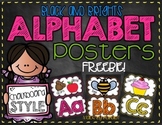 Black & Brights Chalkboard Alphabet FREEBIE!