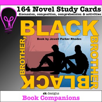 Preview of Black Brother Black Brother Rhodes Novel Study Classroom and Distance Learning