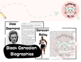 Black Canadians Biographies