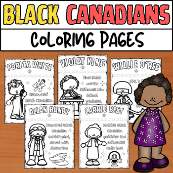 Preview of Black Canadians Coloring Pages | Black History Month in Canada Coloring Sheets
