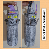 Black Cat Craft Windsock Craft Halloween Activities Door D