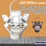Black Cat Lantern Craft, Printable Letter C Craft Zoo, Hal
