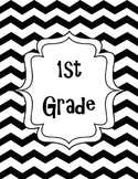 Black Chevron Binder Covers- Organize Your Kodaly/Music Le