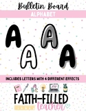 Black Classroom Letters Full Alphabet | Printable Letters 