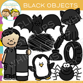 Black Color Objects Clip Art