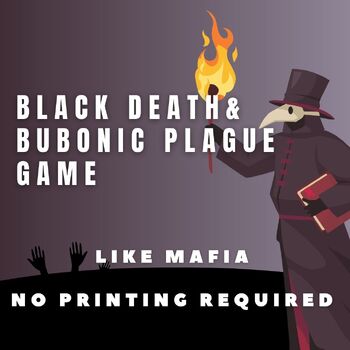 Preview of Black Death/Bubonic Plague Game, No printing required, Fun & logical reasoning