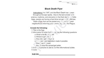 Preview of Black Death Flyer