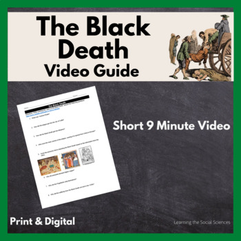 Preview of Black Death Video Guide for Short YouTube Video: Print and Digital