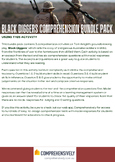 Black Diggers by Tom Wright Comprehension Bundle Pack